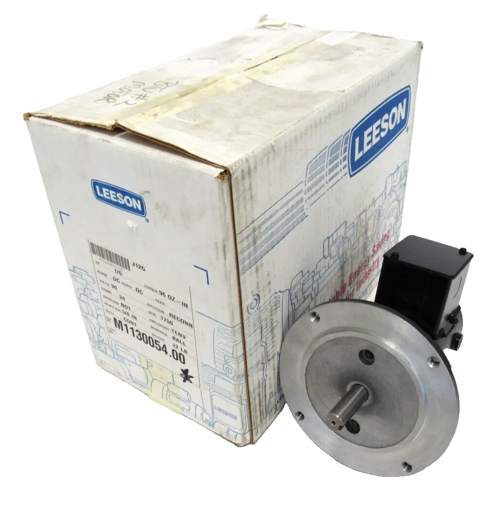 NEW LEESON M1130054.00 DC MOTOR 1/6HP 90VDC 1750RPM M113005400
