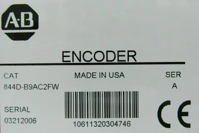 NEW ALLEN BRADLEY 844D-B9AC2FW ENCODER SER A 844DB9AC2FW