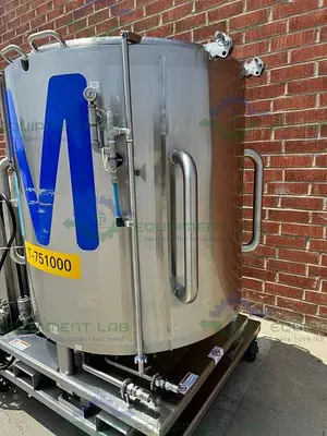 USED MILLIPORE STAINLESS STEEL SINGLE USE 1000 LITER REACTOR W/ CONTROLLER