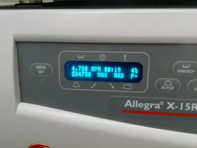 Beckman Allegra X-15R Refrigerated Benchtop Centrifuge w/Rotor, Buckets, Inserts