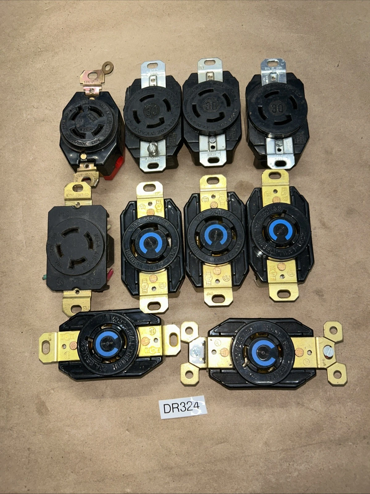 Variety Of Hubbell Twist-Lock Outlet Receptacles Fast Shipping! + Warranty