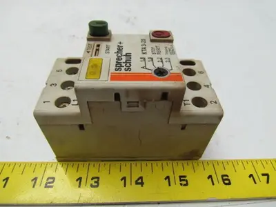 Sprecher & Schuh KTA3-25 Manual Motor Starter1.6-2.5A Tripp 3 pole