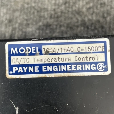 Used Payne Engineering 18A4/1840 Temperature Controls California US | Davliegogo LLC #1706894