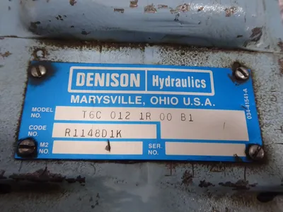 Denison Hydraulics T6C 012 1R 00 B1 Hydraulic Vane Pump Used