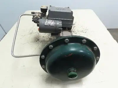 Fisher Control Pneumatic Diaphragm Actuator Lined PTFE Valve 1" Actuator 30 Sz