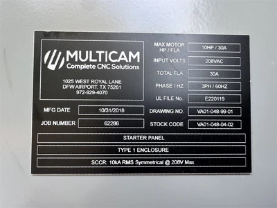 Used 2018 MULTICAM 5000 SERIES CNC Routers Oregon US | MachineryMax #1340319