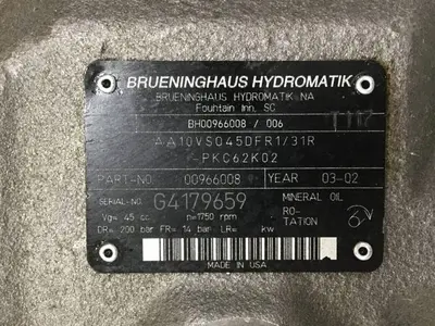 USED REXROTH AA10VSO45DFR131RPKC62K02