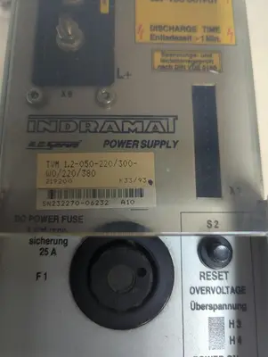 Used INDRAMAT TVM 1.2-050-220/300-W0/220/380 Industrial Controls Ohio US | Surplus Asset Holdings #1364256