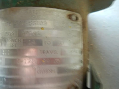 Fisher 1" 125 Class, 316 Stainless Flanged Control Valve