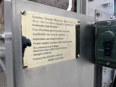 Automatic Cap Elevator