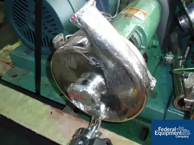 USED Tri-Clover 2" X 1.5" TRI-CLOVER CENTRIFUGAL PUMP, SS, 5 HP
