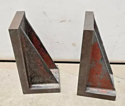 2 Pcs Pair Angle Block 6" x 12" x 6" Machinist Tool Milling Precision