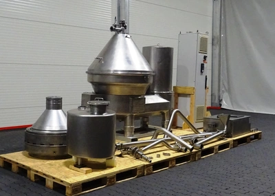 Westfalia MSD 300-01-777 warm milk separator, 316SS.