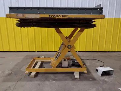 4000 LB ECONO LIFT HYDRAULIC SCISSOR LIFT TABLE 110V: STOCK #20956