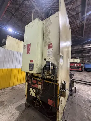 220 TON AIDA MODEL #NC1-200(2) GAP FRAME PRESS, WITH 9.84" STROKE: STOCK #22202