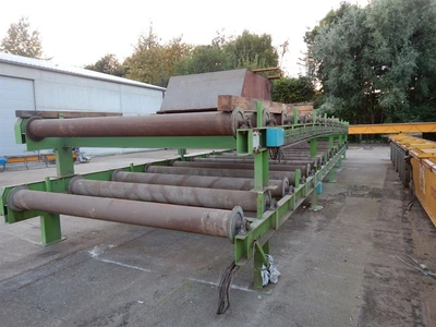 USED HEAVY DUTY ROLLER CONVEYORS 3100 MM