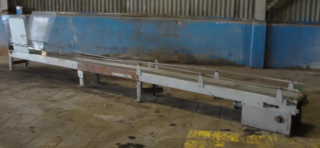 SPC8839  Conveyor belt conveyor CS, 8" wide x 17'-8" long