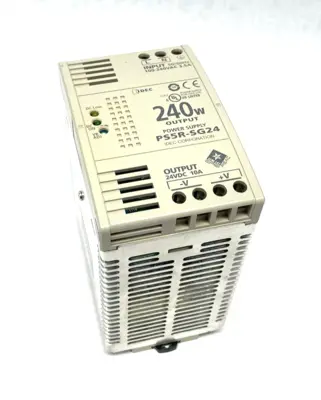 Used IDEC Power Supply DIN Rail Mount 240W 24VDC DIN Rail Power Supplies Michigan US | Maverick Industrial Sales #1396197