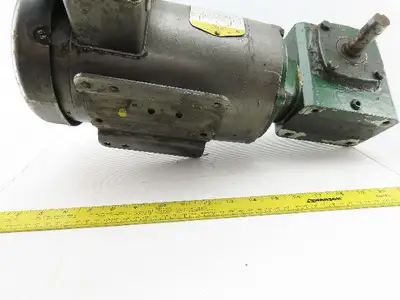 Baldor CM3554T 1/2Hp Gear Motor 208-230/460V 3Ph 10:1 Ratio 7/8" Shaft 174RPM