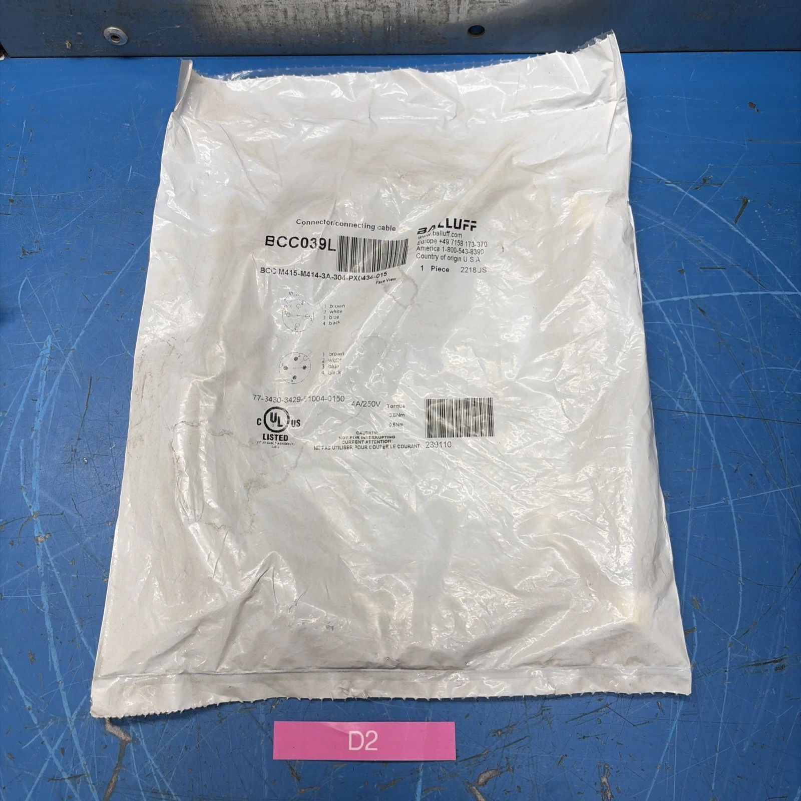 NEW Balluff BCC M415-M414-3A-304-PX0434-015
