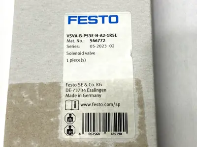 NEW FESTO SOLENOID VALVE 546772