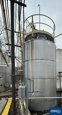 USED Niles Steel Tank Co. 8,500 Gal Niles Storage Tank, 316 S/S
