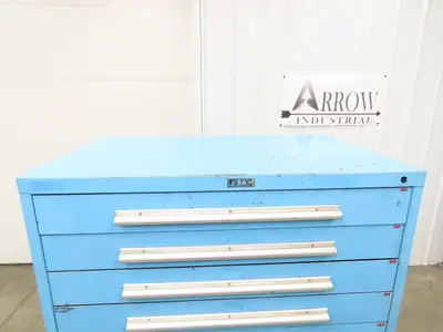 Nu-Era Modular Tool Storage Cabinet 10 Drawer 45x28x61" Stanley Vidmar Lista