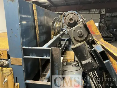 Used BAKER DOUBLE HEAD NOTCHER WITH INFEED Drawer Notchers North Carolina US | CAROLINA MACHINERY SALES #1407257