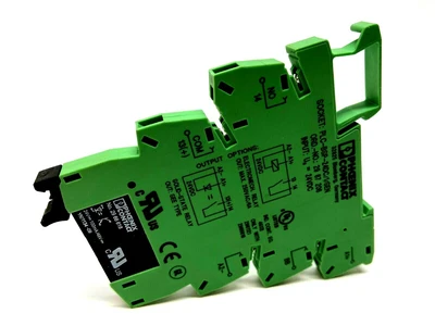 USED PHOENIX CONTACT SOCKET AND RELAY