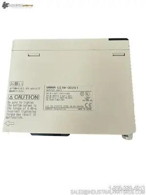 Used OMRON CS1W-OD261 PLC Input & Output Kentucky US | Industrial Parts R Us Inc. #1442661
