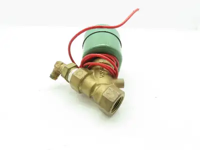 Asco 8030A17VH Red Hat Solenoid 2-Way Valve 1/2"NPT 220/240V