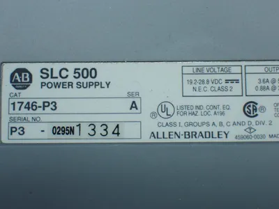 USED ALLENBRADLEY 1746P3