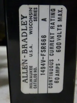 USED ALLEN BRADLEY 1494V-DS60 SER A