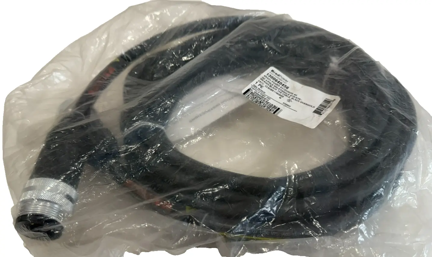 NEW BRADPOWER WOODHEAD 1300640456 POWER EXTENSION CC4030K17M060G 4-POLE 6M