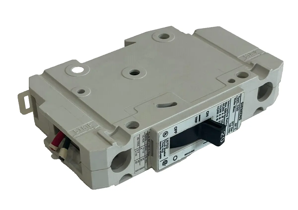 USED SIEMENS CQD CIRCUIT BREAKER