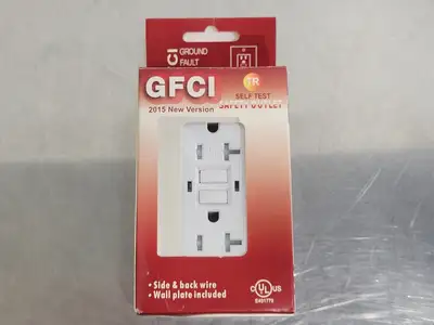 20 Amp TR GFCI Safety Outlet/Receptacle LTG20TR (Box of 10)
