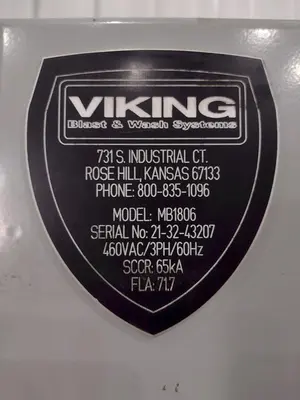New | in-Stock 2021 VIKING 4 WHEEL 18 IN Wire Mesh Belt Shot Blaster Pennsylvania US | Shot Blasting Equipment #1292198