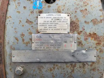 250 hp, 4000 volts, 1180 rpm, 5009C Electric Motor
