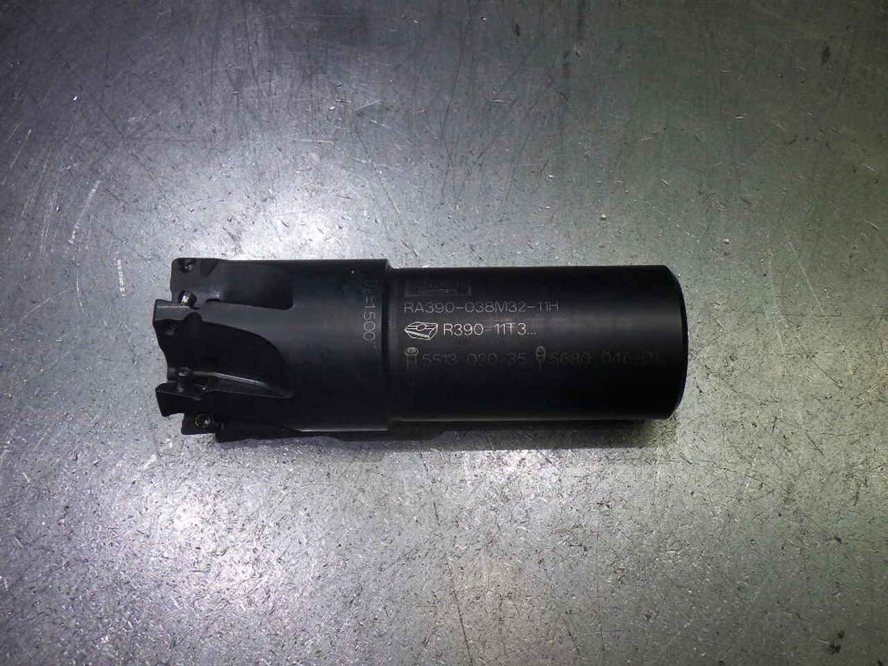 Sandvik 1.5" 6 Flute Coolant Thru Endmill 1.25" Shank RA390-038M32-11H (LOC2292)