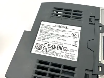 New | in-Stock Siemens SINAMICS V20 Converter Drive 0.37kW 1AC 230V Variable Speed Drives Michigan US | Maverick Industrial Sales #1392638