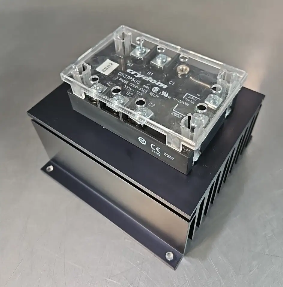 Crydom D53TP50D 3-Phase 50A/530V Solid State Relay - Black. Loc3E-19