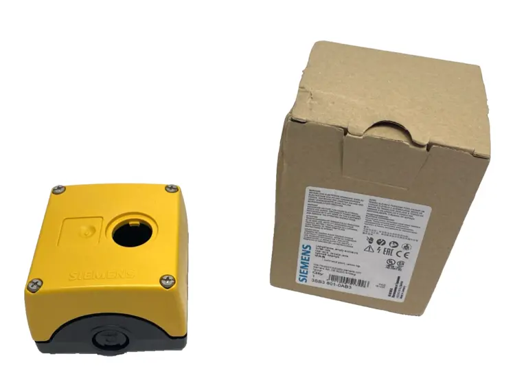 New | in-Stock Siemens 3SB3801-0AB3 Electrical Boxes Michigan US | Maverick Industrial Sales #1460909