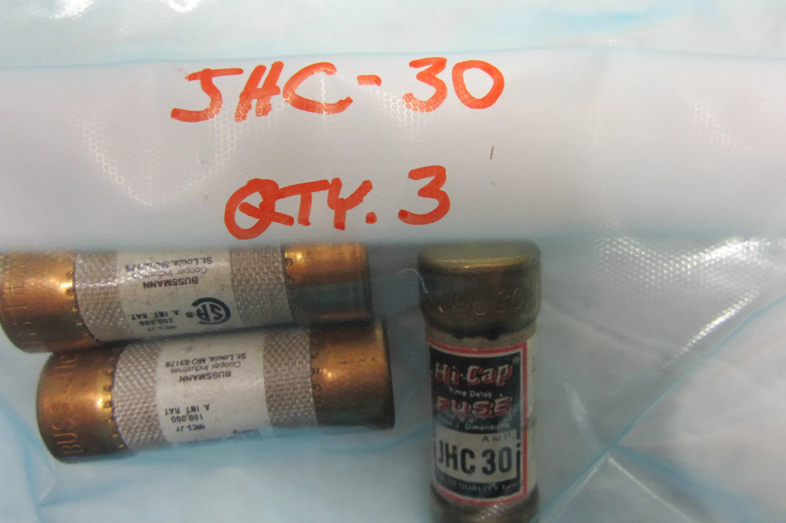 3 NEW BUSSMANN JHC-30 FUSES JHC30