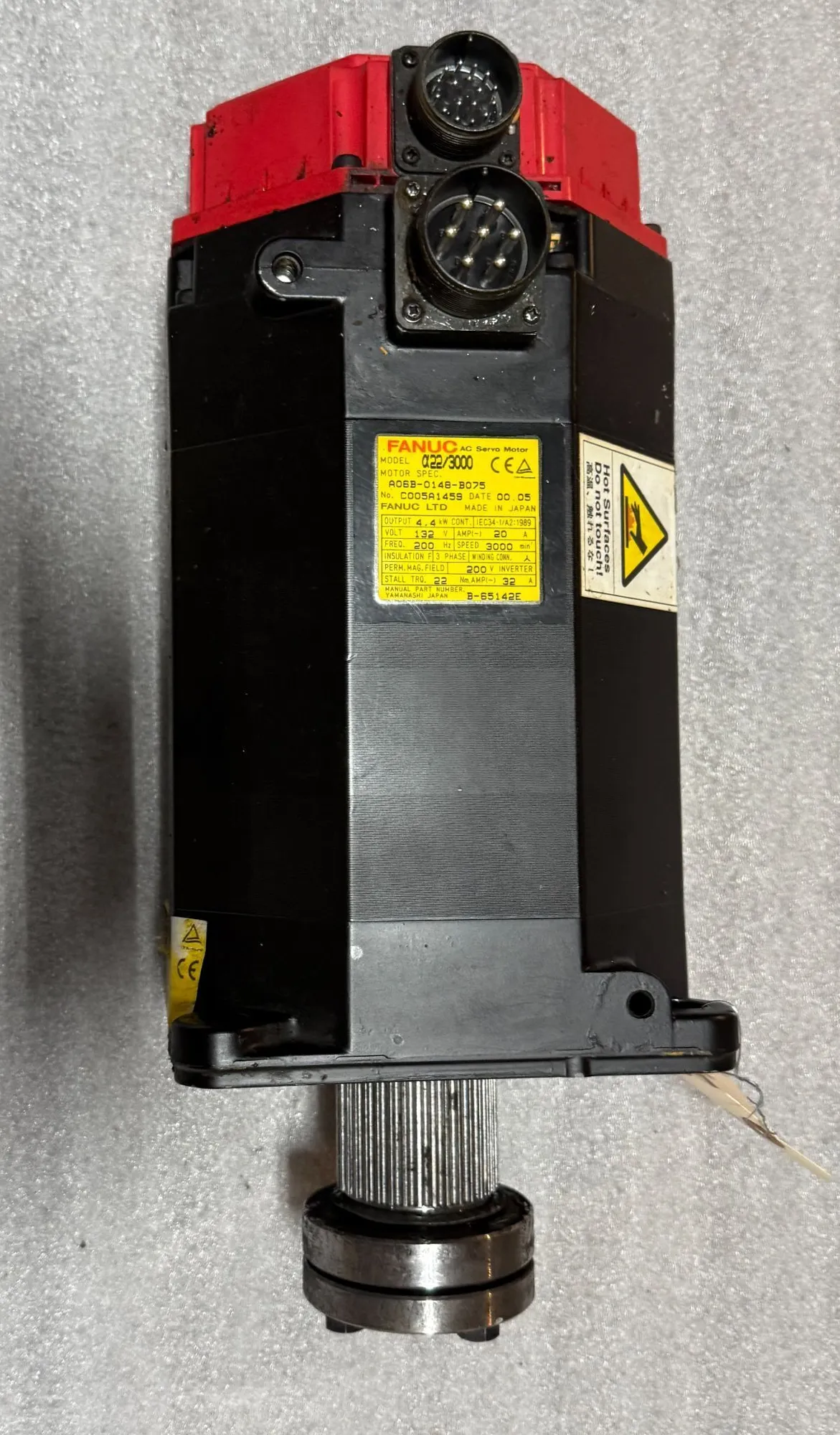 Used 2000 FANUC A06B-0148-B075 Servo Motors Ohio US | Great American Equipment Company #335978