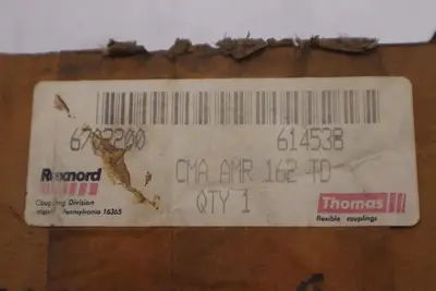 NEW OPEN BOX Rexnord 614538 Coupling Thomas Center Assembly CMA AMR 162 TD B-759