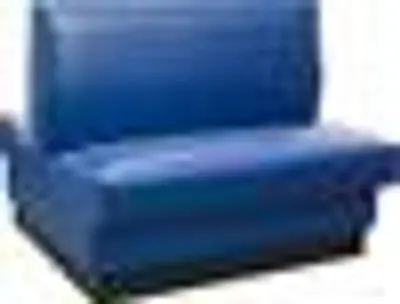 STANDARD SINGLE  BOOTH SEATING -  46 WIDE X 36" HIGH  VINYL - 6 COLORS