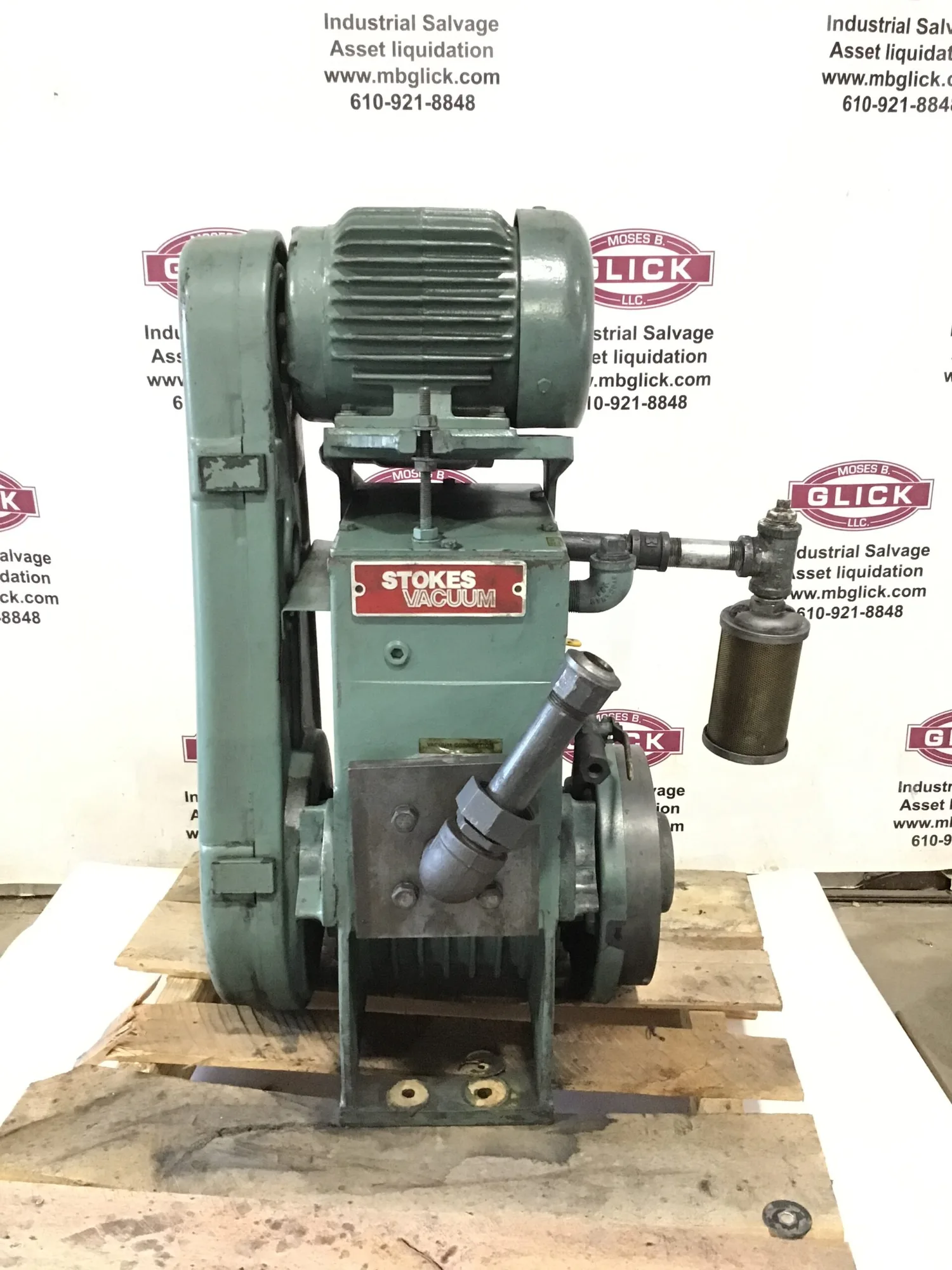 Stokes Microvac 148-10 Vacuum Pump with Baldor Motor  2HP 3PH