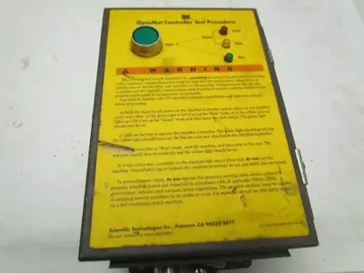 STI OMC-2-120-GM4 Optomat Controller Safety Light Curtain w/4-Mat Connector