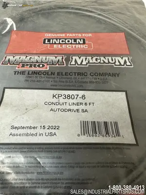 New | in-Stock LINCOLN ELECTRIC KP3807-06 Parts Kentucky US | Industrial Parts R Us Inc. #1518387