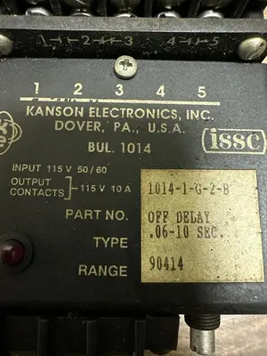 Used KANSON 1014-1-G-2-B Timers Ohio US | Surplus Asset Holdings #1244907